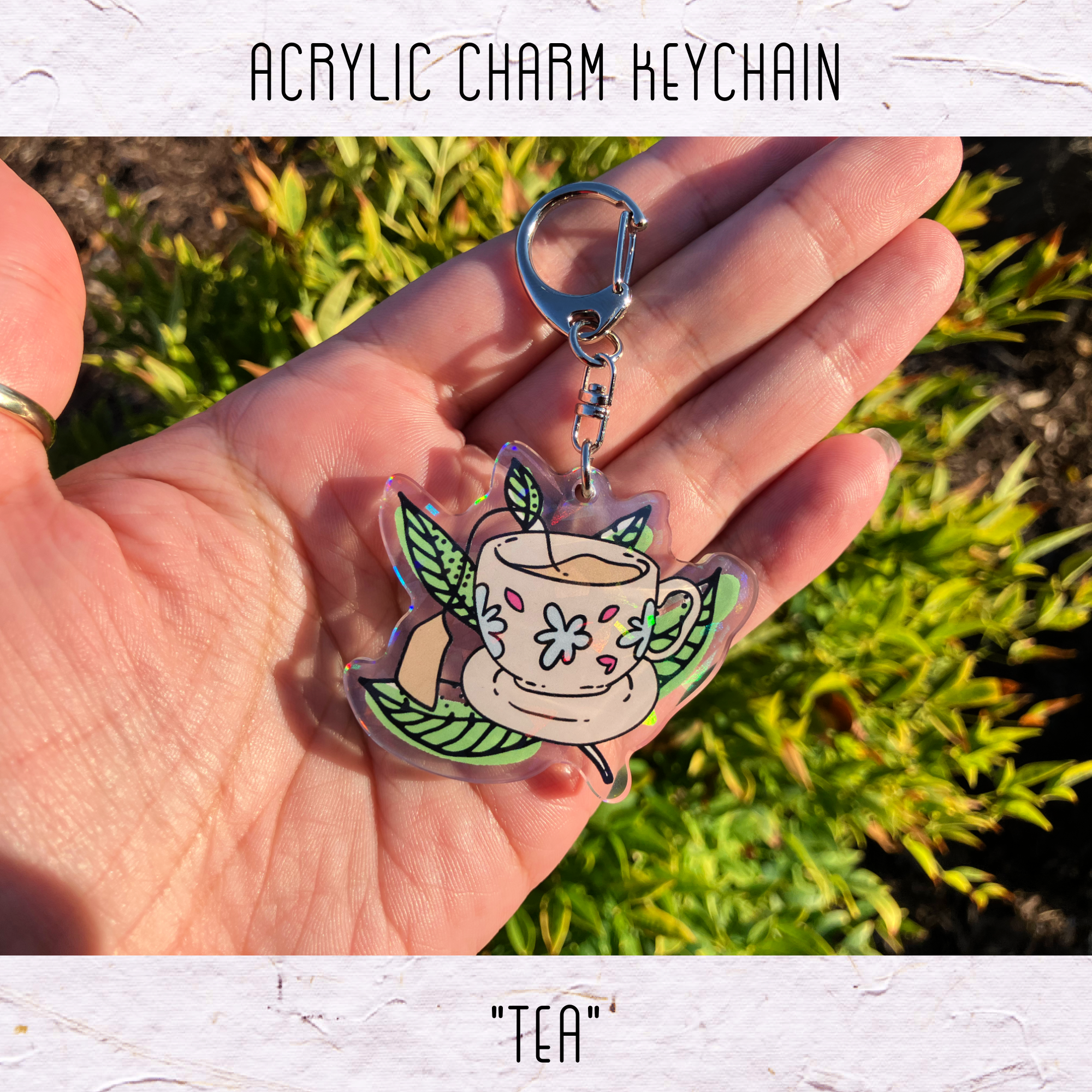 Acrylic Keychain: Tea