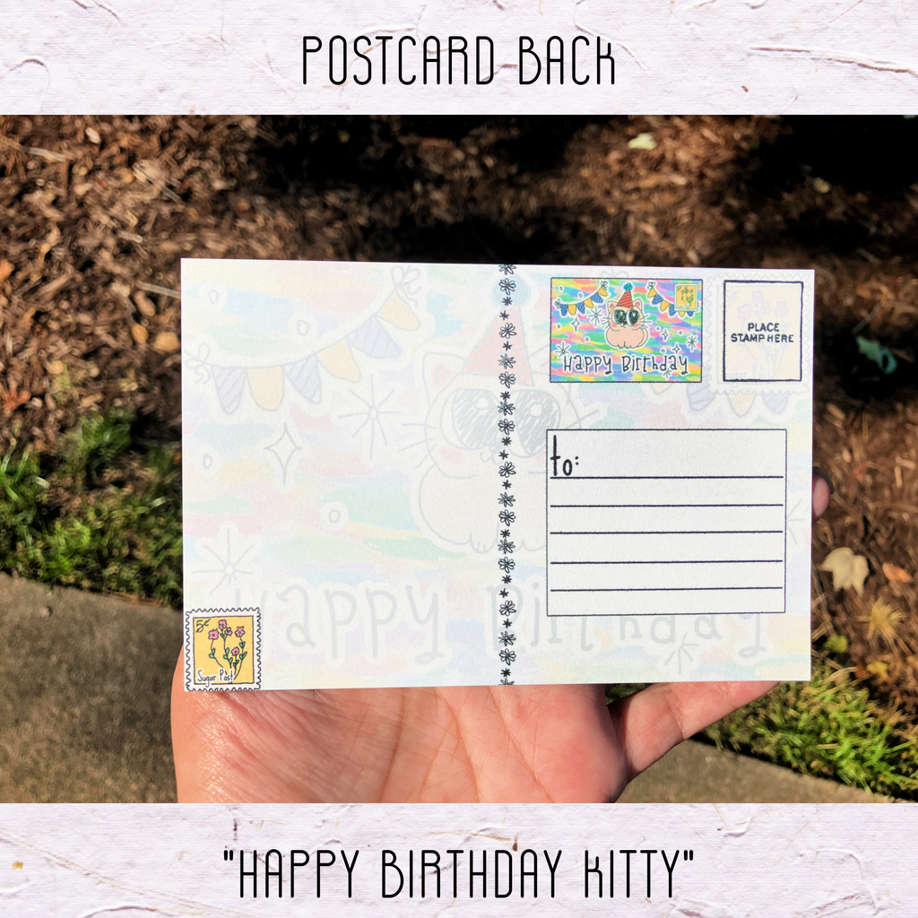 Postcard: Happy Birthday Kitty