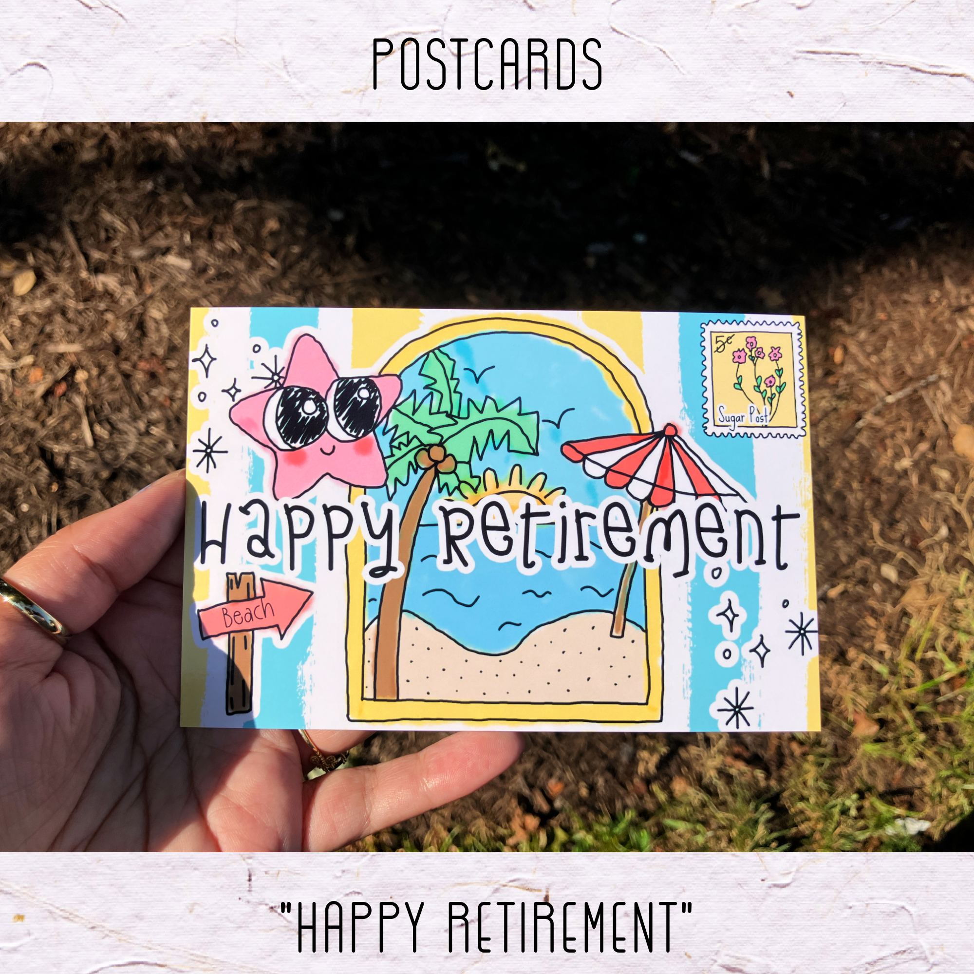 Postcard: Happy Retirement